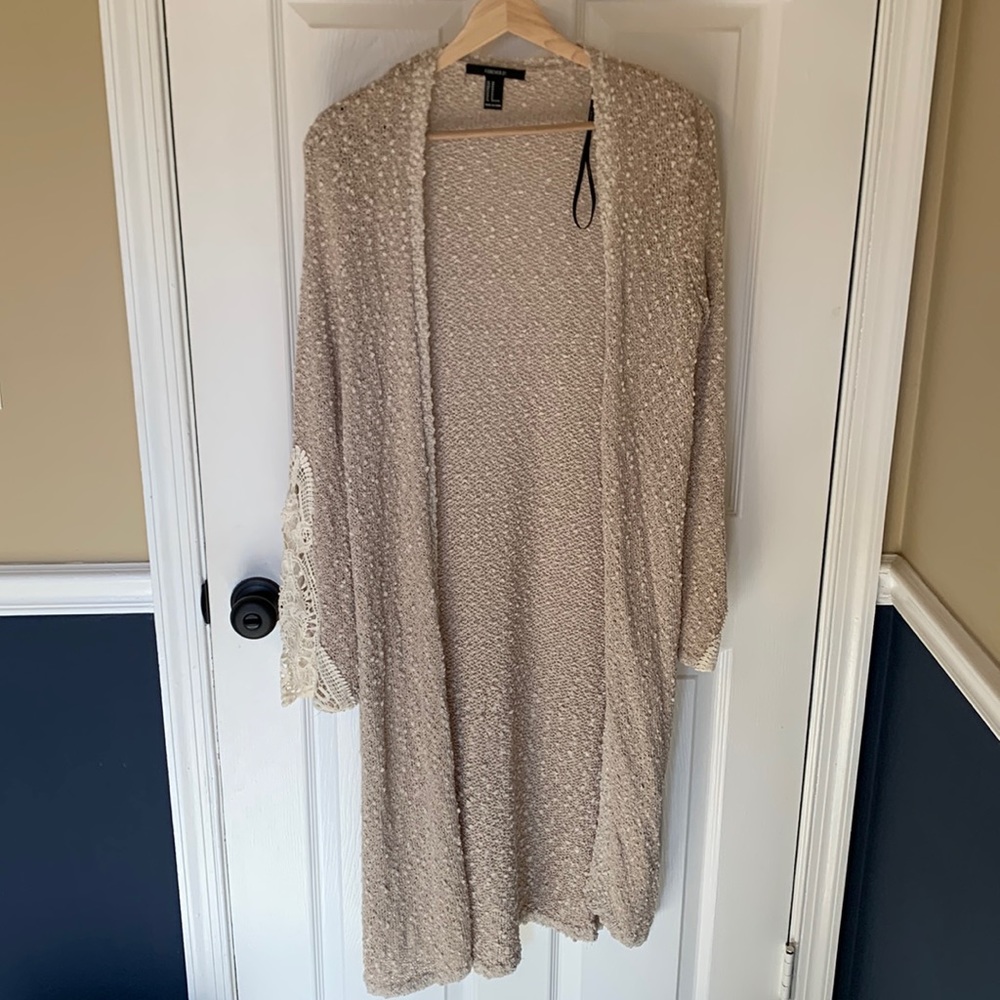 Lace duster